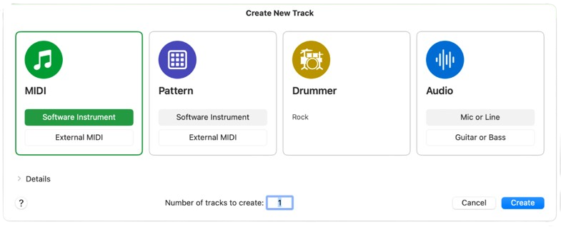 Create New Track طراحی جدید صفحه (Create New Track) اضافه شدن قسمت جدید Pattern